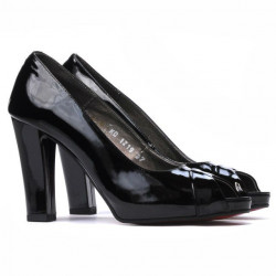 Sandale dama 1219 lac negru