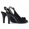 Sandale dama 1224 lac negru