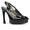Sandale dama 1215 lac negru