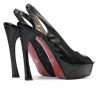 Sandale dama 1215 lac negru
