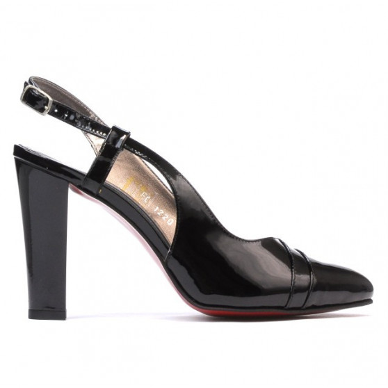 Sandale dama 1220 lac negru Sandale dama 1220 lac negru