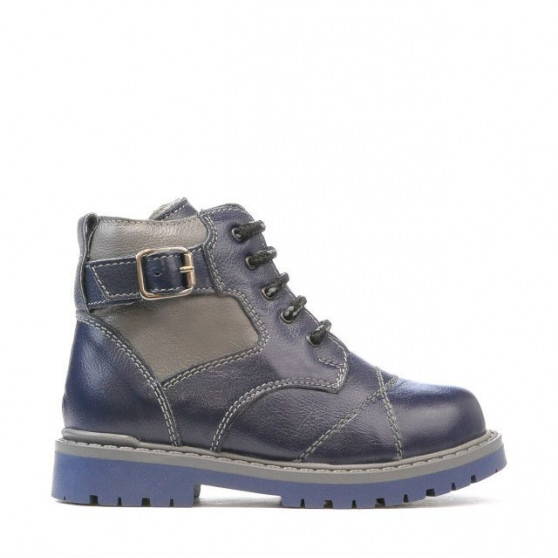 Ghete copii mici 21c indigo combinat Ghete copii mici 21c indigo combinat