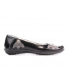 Pantofi copii 117 lac negru+gri