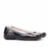 Pantofi copii 117 lac negru+gri