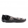 Pantofi copii 117 lac negru+gri