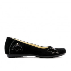 Pantofi copii 117 negru velur