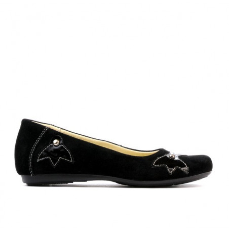 Pantofi copii 117 negru velur