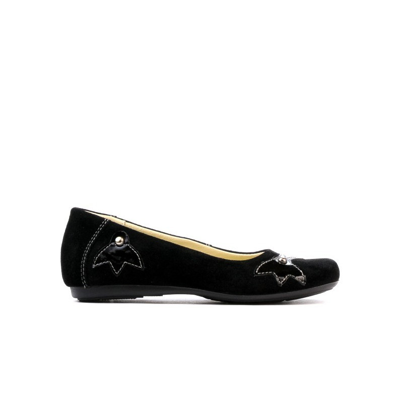 Pantofi copii 117 negru velur