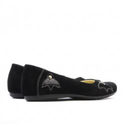 Pantofi copii 117 negru velur