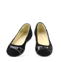 Pantofi copii 117 negru velur