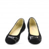 Pantofi copii 117 negru velur