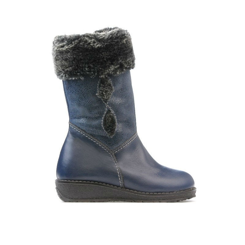 Cizme copii mici 24c indigo combinat