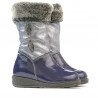 Cizme copii mici 24c lac indigo combinat