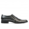 Pantofi eleganti adolescenti 389 lac gri combinat