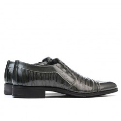 Pantofi eleganti adolescenti 389 lac gri combinat