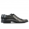 Pantofi eleganti adolescenti 389 lac gri combinat