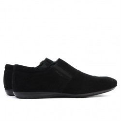 Pantofi casual barbati 760 negru velur