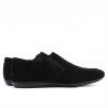 Pantofi casual barbati 760 negru velur