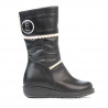 Cizme copii mici 25c negru combinat