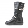 Cizme copii mici 25c negru combinat
