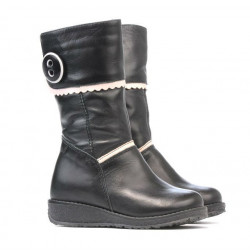 Cizme copii mici 25c negru combinat