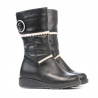 Cizme copii mici 25c negru combinat