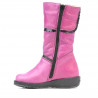 Cizme copii mici 25c roz+negru