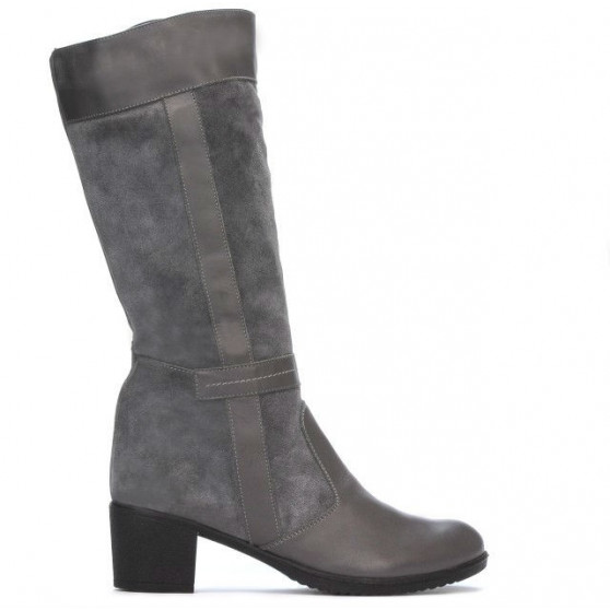 Cizme dama 3250 gri combinat Cizme dama 3250 gri combinat