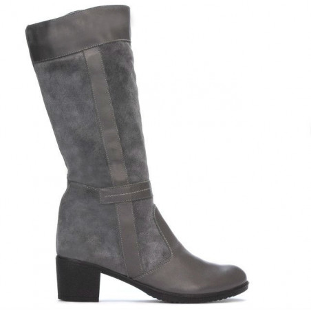 Cizme dama 3250 gri combinat 
