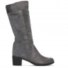 Cizme dama 3250 gri combinat 