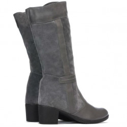 Cizme dama 3250 gri combinat 