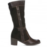 Cizme dama 3250 cafe combinat