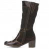 Cizme dama 3250 cafe combinat