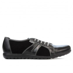 Pantofi sport barbati 748 negru combinat