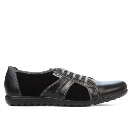 Pantofi sport barbati 748 negru combinat