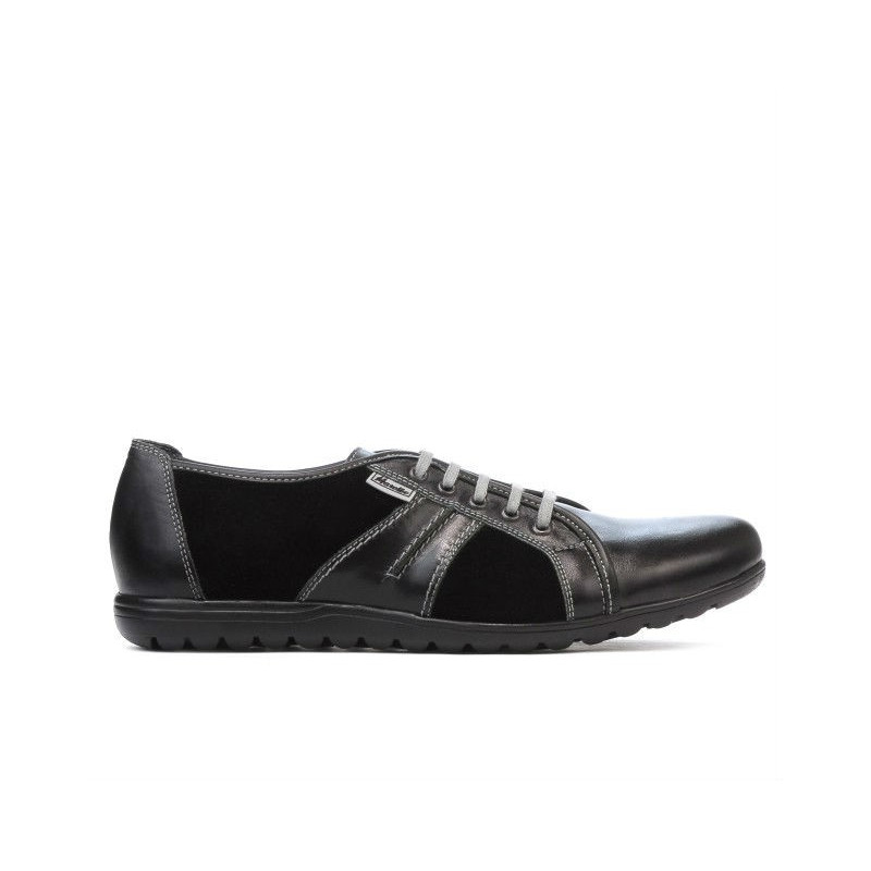Pantofi sport barbati 748 negru combinat