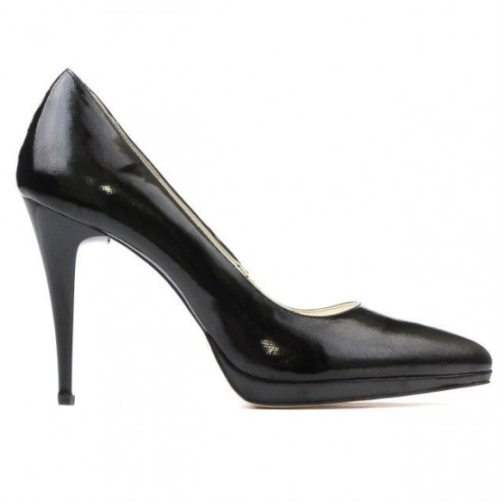 Pantofi eleganti dama 1244 lac negru satinat Pantofi eleganti dama 1244 lac negru satinat