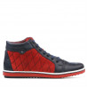 Ghete dama 3283 indigo+rosu