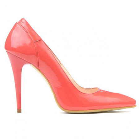 Pantofi eleganti dama 1230 lac rosu corai 
