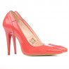 Pantofi eleganti dama 1230 lac rosu corai 