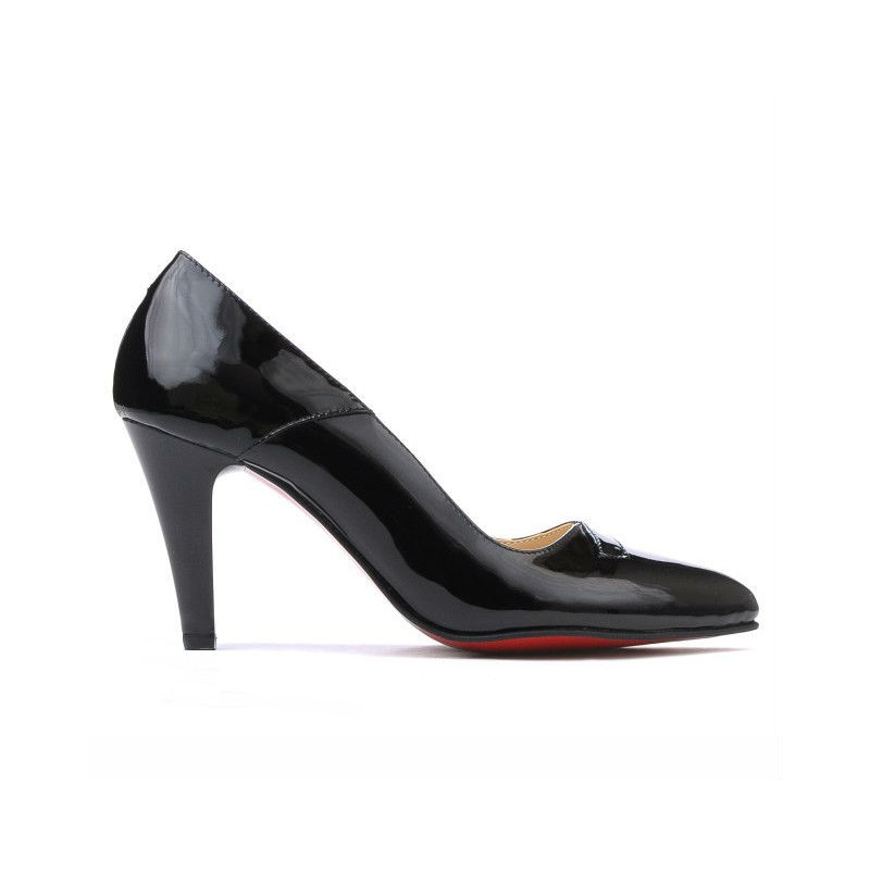 Pantofi eleganti dama 1231 lac negru