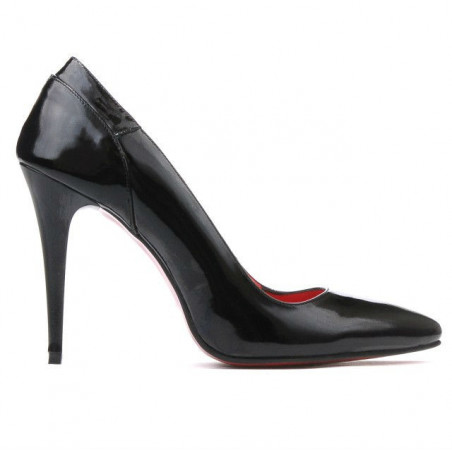 Pantofi eleganti dama 1230 lac negru 