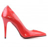 Pantofi eleganti dama 1230 lac rosu