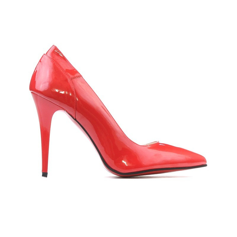 Pantofi eleganti dama 1230 lac rosu