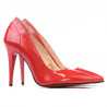 Pantofi eleganti dama 1230 lac rosu