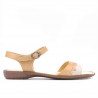 Sandale dama 590 caramel+bej