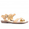 Sandale dama 590 caramel+bej