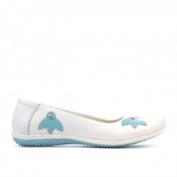 Pantofi copii 117 alb+bleu