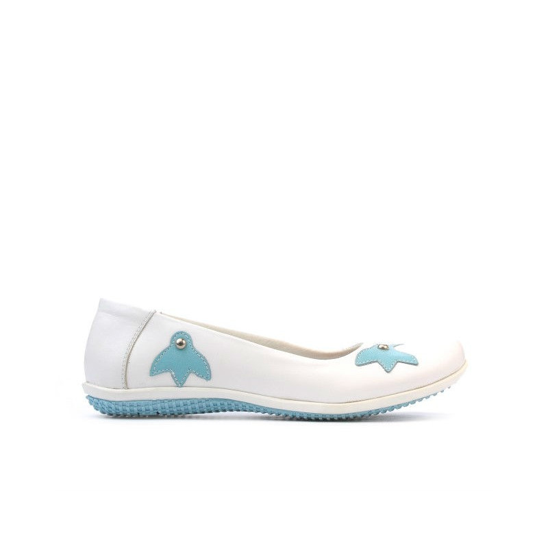 Pantofi copii 117 alb+bleu