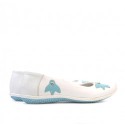 Pantofi copii 117 alb+bleu